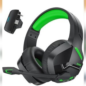 BINNUNE Xbox Wireless Headset for Xbox Series X/S, Xbox One, PS5, 120H Ultra-Lon